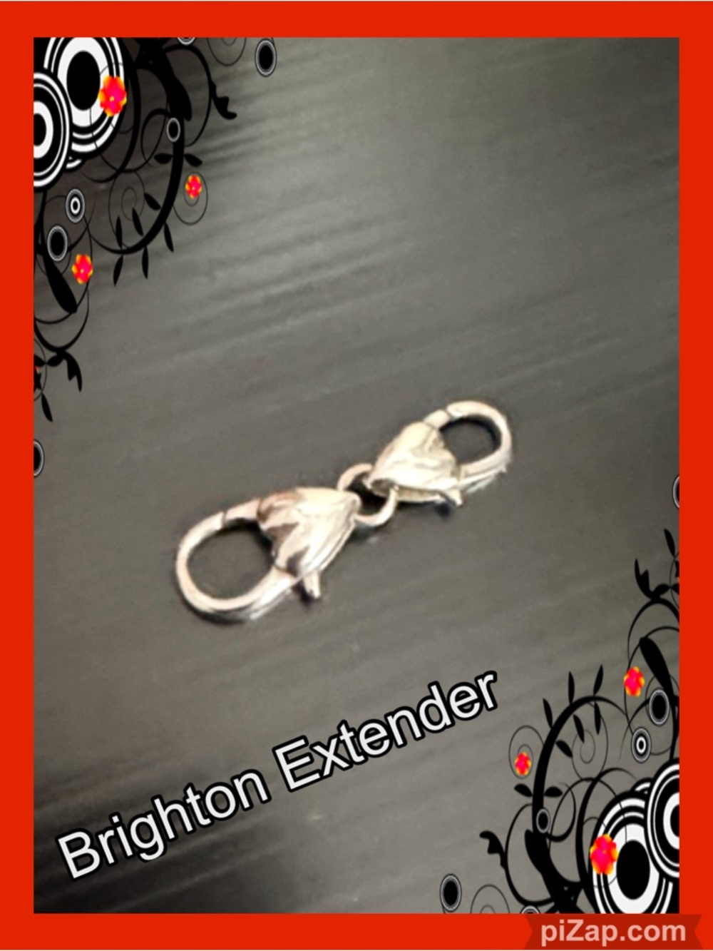 🌺Brighton Silver Tone Double Lobster Heart Claw Connector Extender